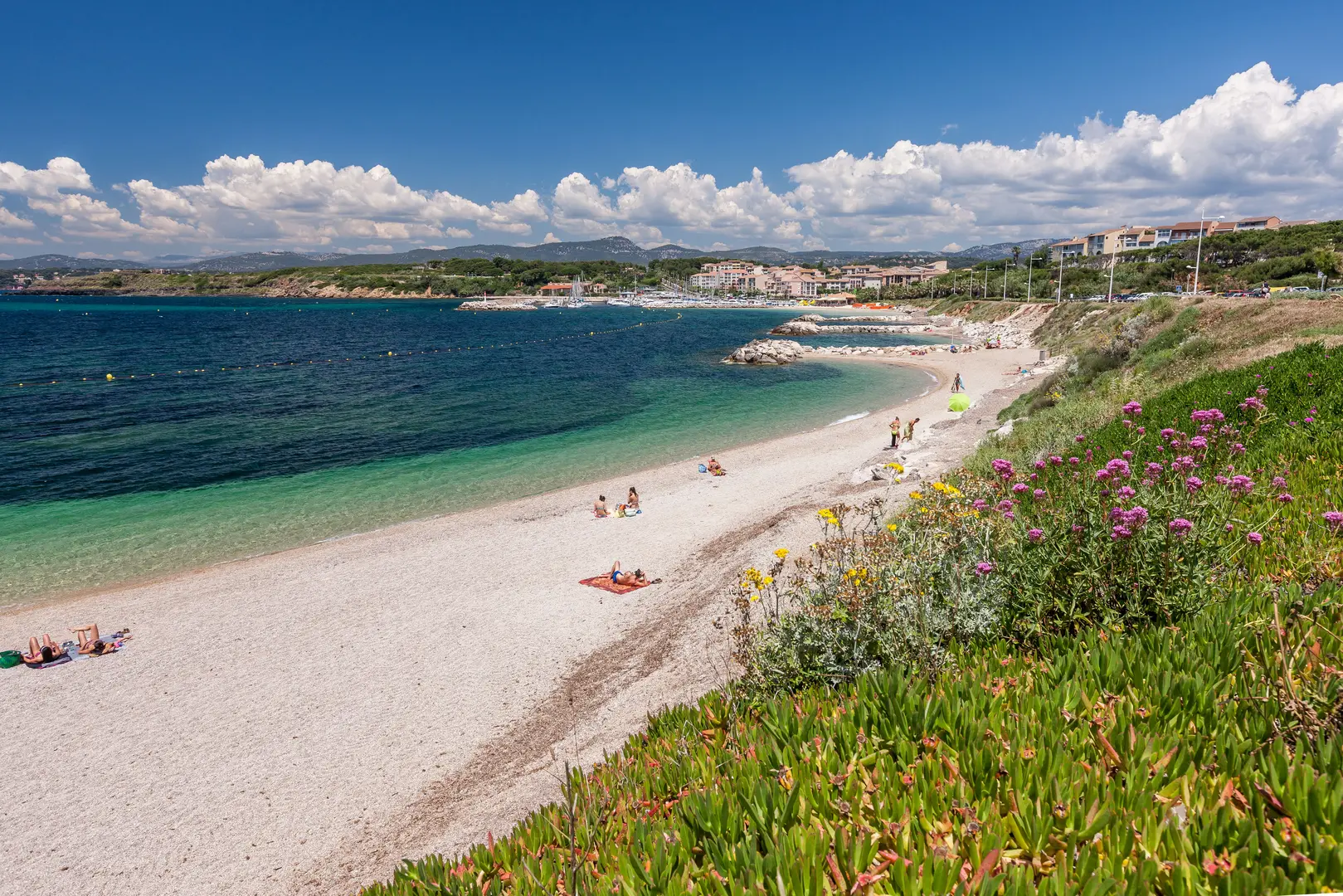 Plage de La Coudoulière Six Fours les Plages Provence Alpes Côte d