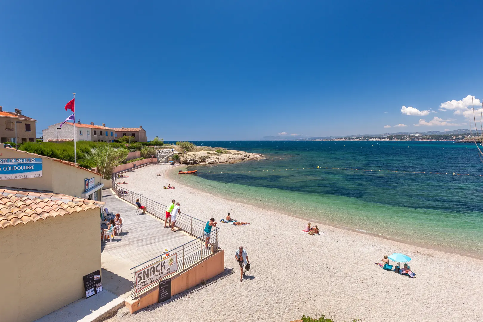 Plage De La Coudouli Re Six Fours Les Plages Provence Alpes C Te D