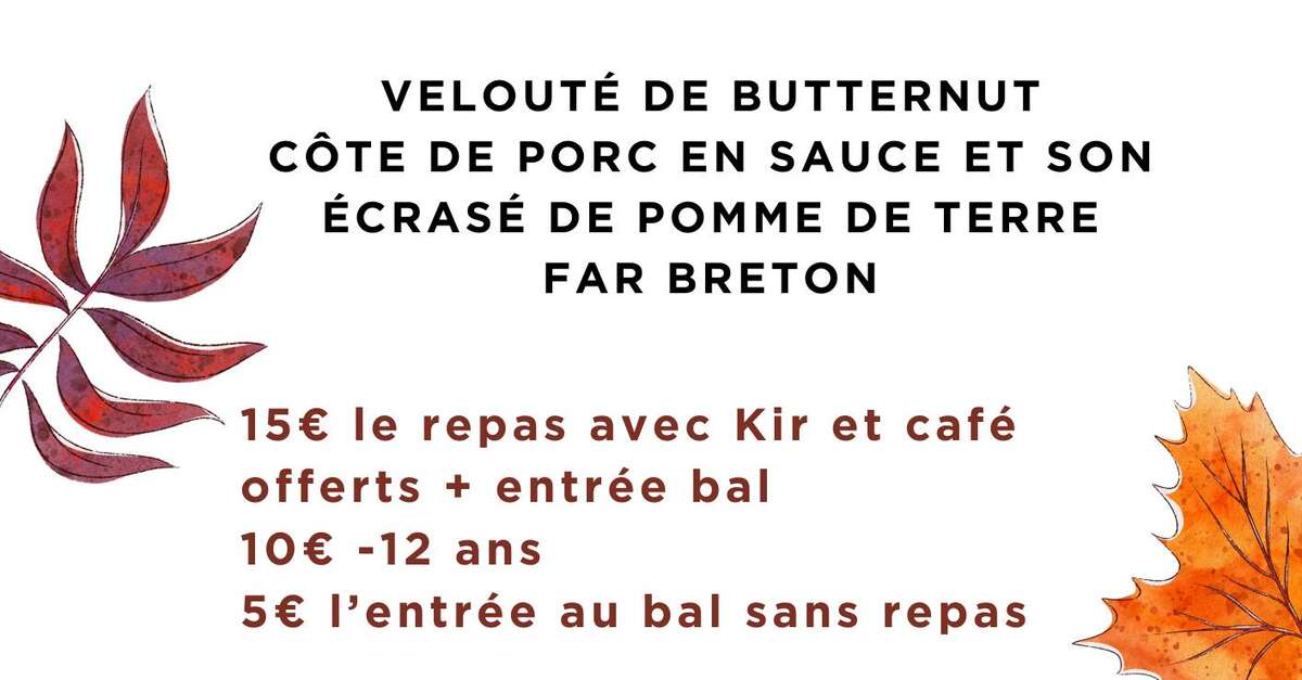 Repas Dautomne Et Bal Sauzon Office De Tourisme De Belle Ile En