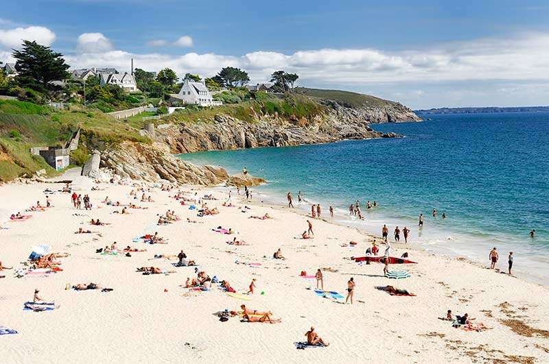 Plage De Tregana Locmaria Plouzan Tourisme Bretagne