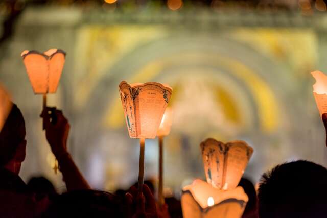 Marian Torchlight Processions Lourdes Lourdes Tourist Office