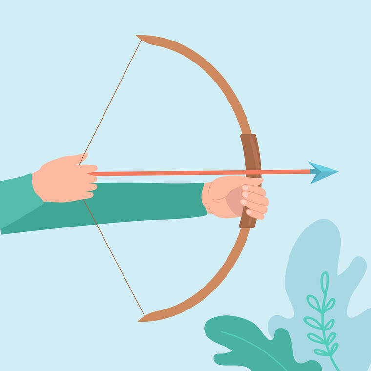 Hands of archer pulling string of recurving bow for shot.jpg