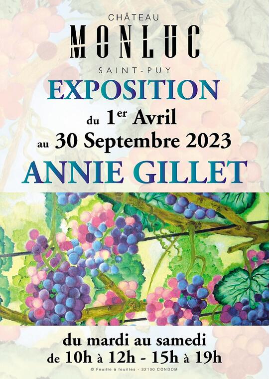 Exposition d'Annie Gillet