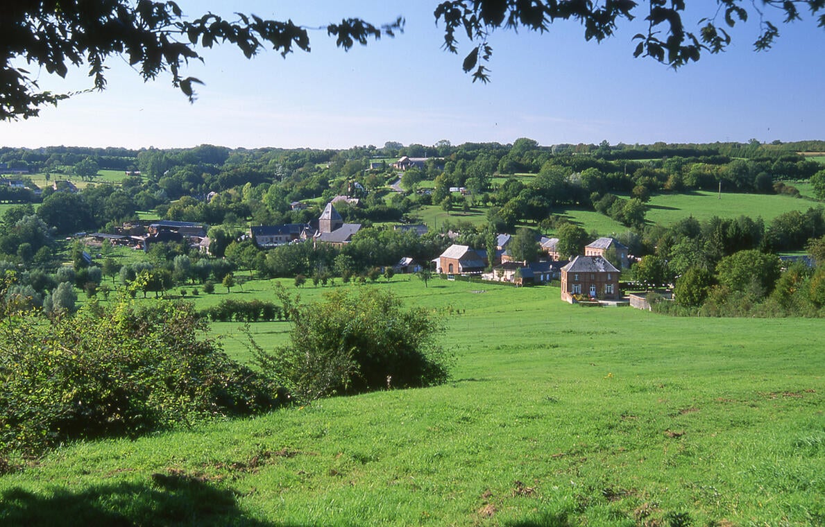 La campagne autour de Lerzy