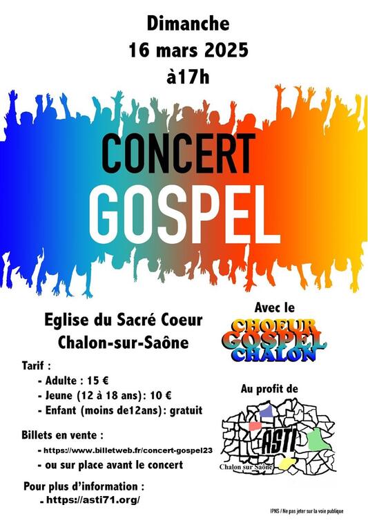 affiche gospel