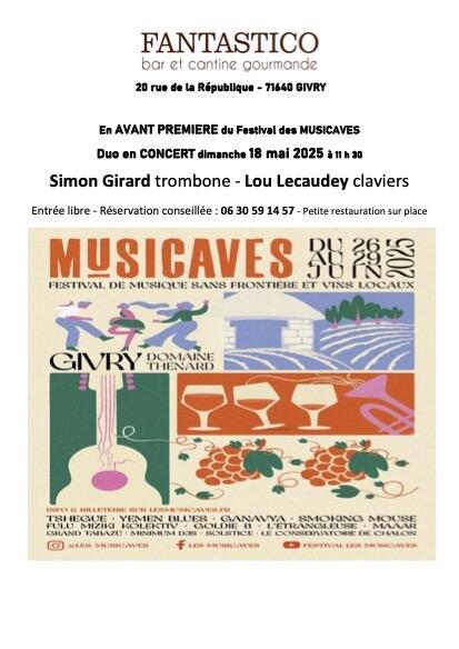 Affiche Concert Avt 1ère Musicaves 18.05