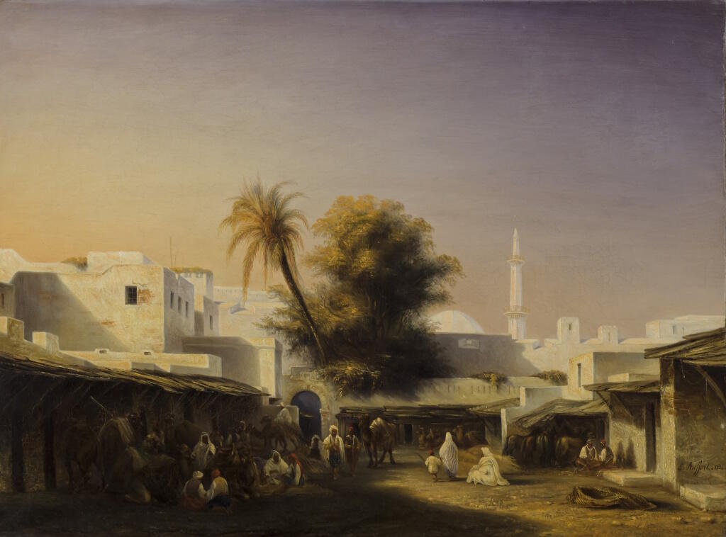 Etienne-Raffort-Alger-porte-Bab-Azoun-1834-huile-sur-toile-©-musee-Vivant-Denon-Philip-Bernard