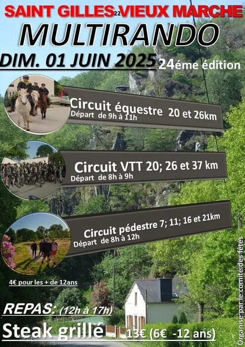 Multi-rando - 1er  juin 2025 - St Gilles Vieux Marché
