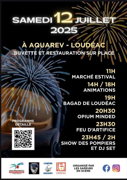 Marché et feu d'artifice  - 12 juillet 2025 - Loudéac