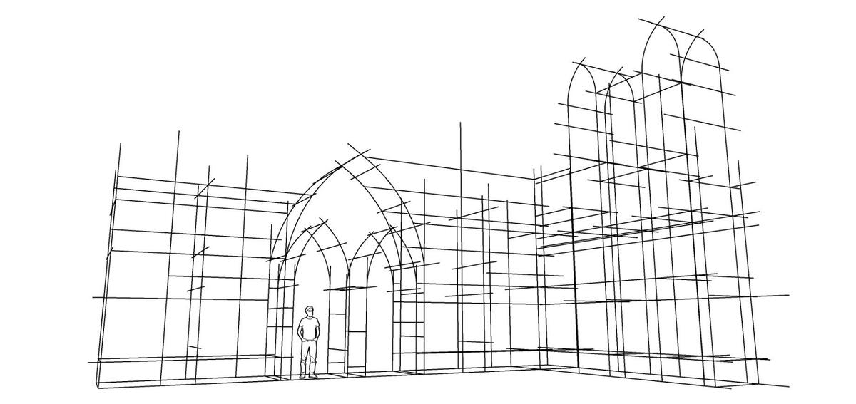 Note d'intention - Élévation à l'abbaye de Bon-Repos