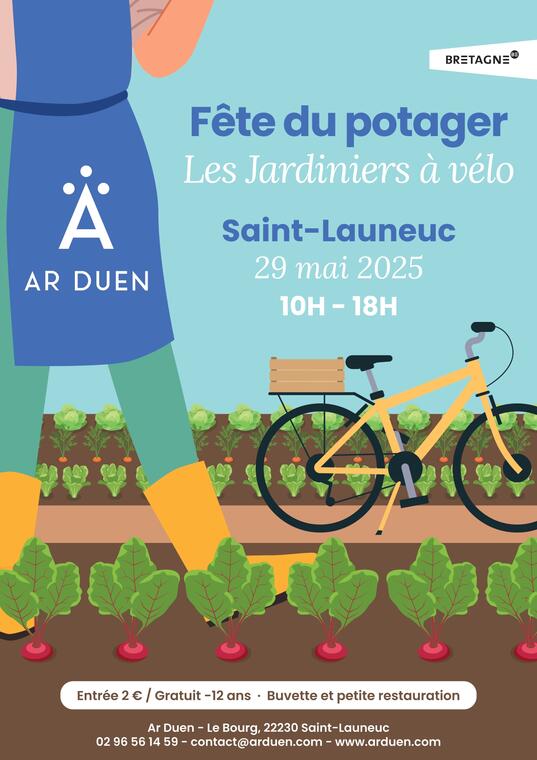 Affiche - Fête du potager - 29 mai 2025 - St Launeuc