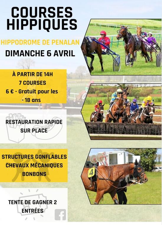 Affiche 6 avril courses
