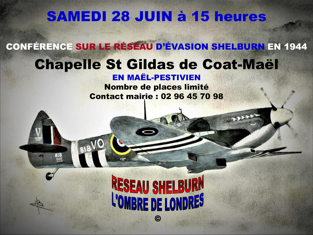 Conférence sur le réseau d'évasion Shelburn en 1944