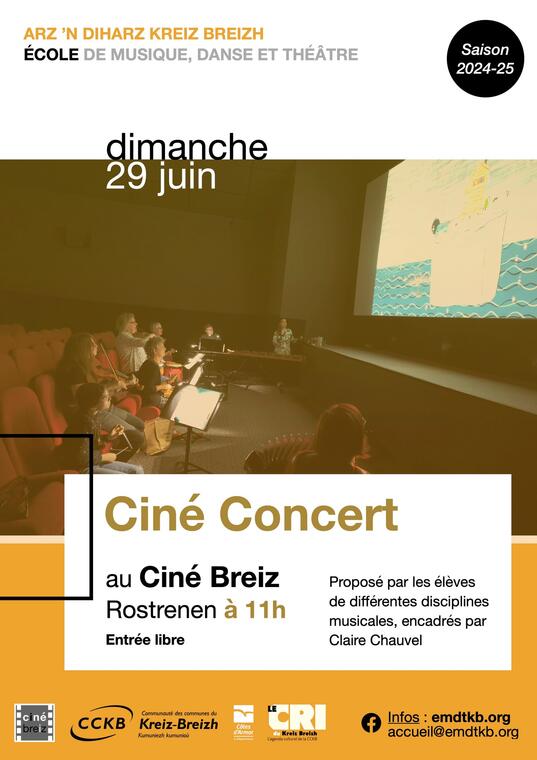 Ciné concert 29 juin