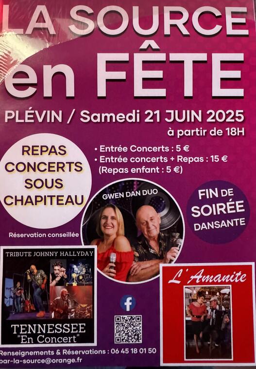 Concert le 21 juin