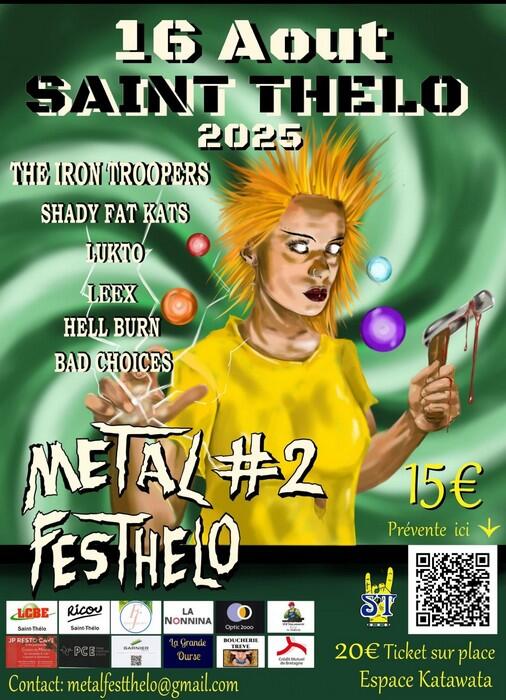 Festival Métal fest thelo - 16 août 2025 - St Thélo