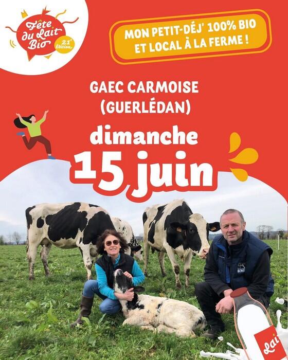 Fête du lait bio - 15 juin 2025 - Guerlédan