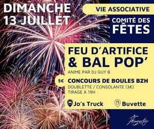 Feu d'artifice et bal populaire - 13 juillet 2025 - Hémonstoir