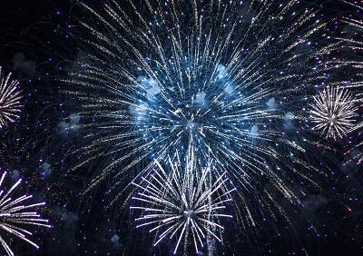 Feu d artifice Melrand Vallée du Blavet