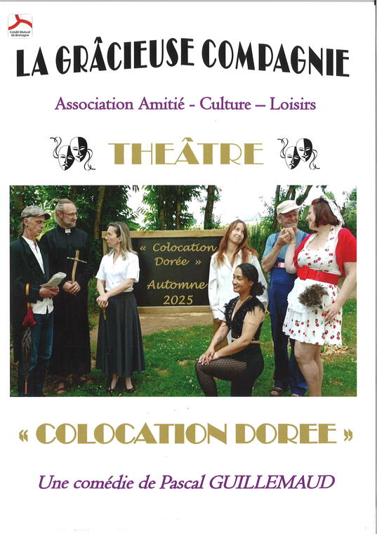 Théâtre " Colocation dorée"