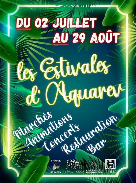 Les Estivales d'Aquarev - 2 juillet au 29 août 2025