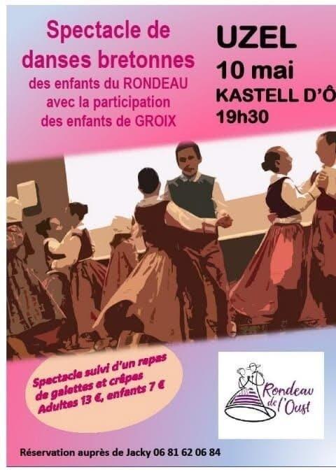 Spectacle Rondeau de l'Oust -Enfants du Rondeau- 10 mai 2025 - Uzel