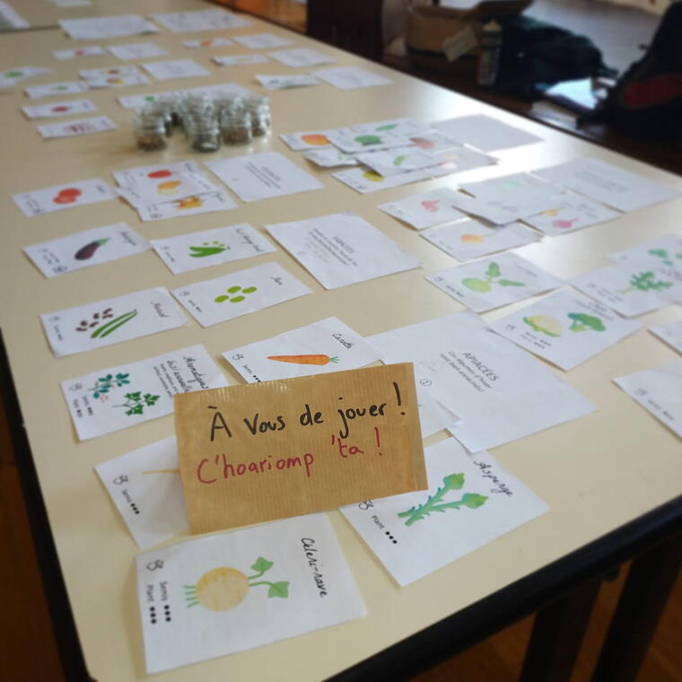 Les cartes légumes