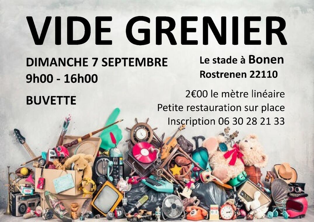 Vide grenier Bonen 2025