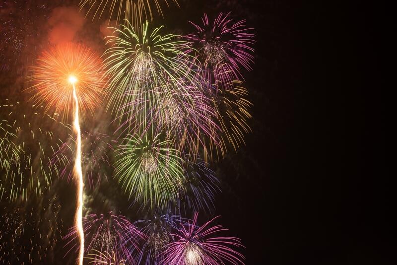feu d'artifice