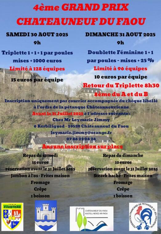 Pétanque: 4ème Grand Prix