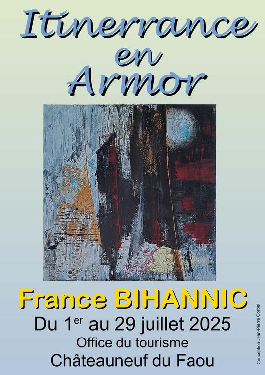 Exposition « Itinérrance en Armor » de France BIHANNIC