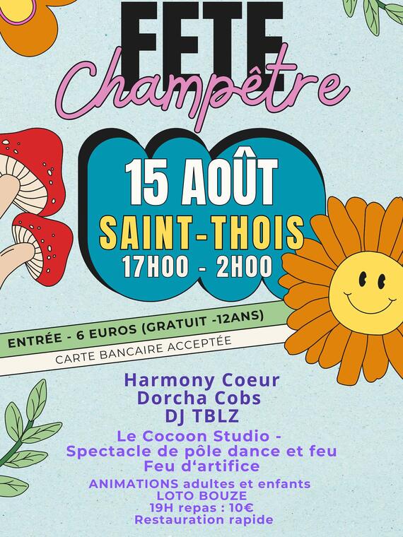 La fête champêtre du 15 août 2025
