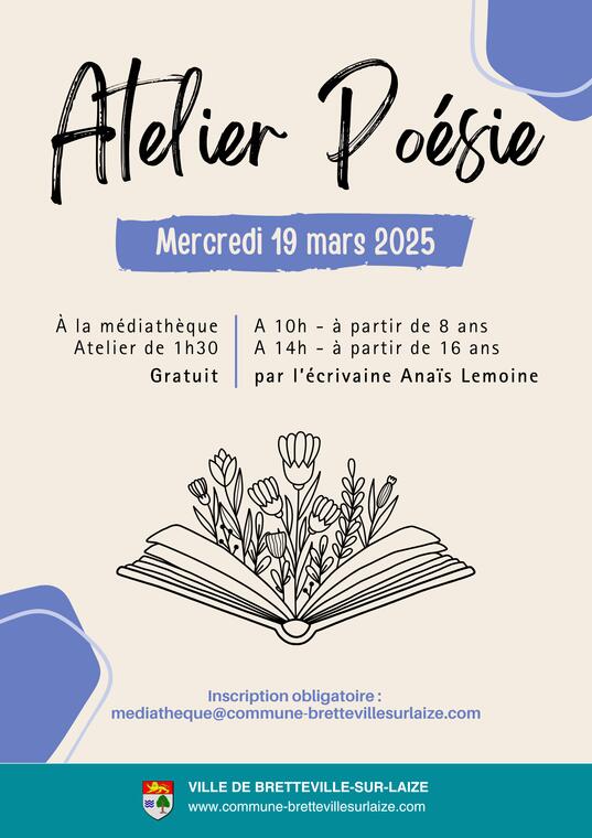 Atelier poésie