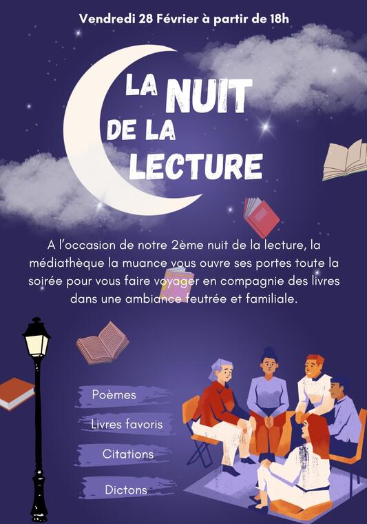 nuit de la lecture 28 février
