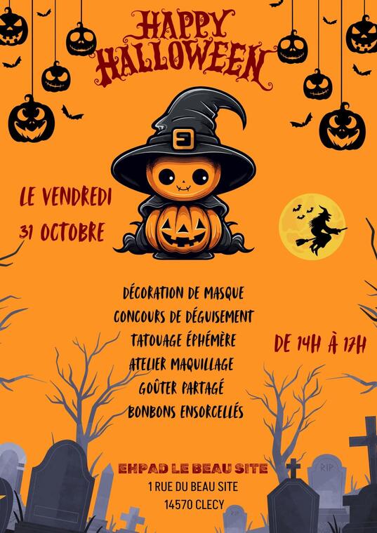 ehpad clecy halloween