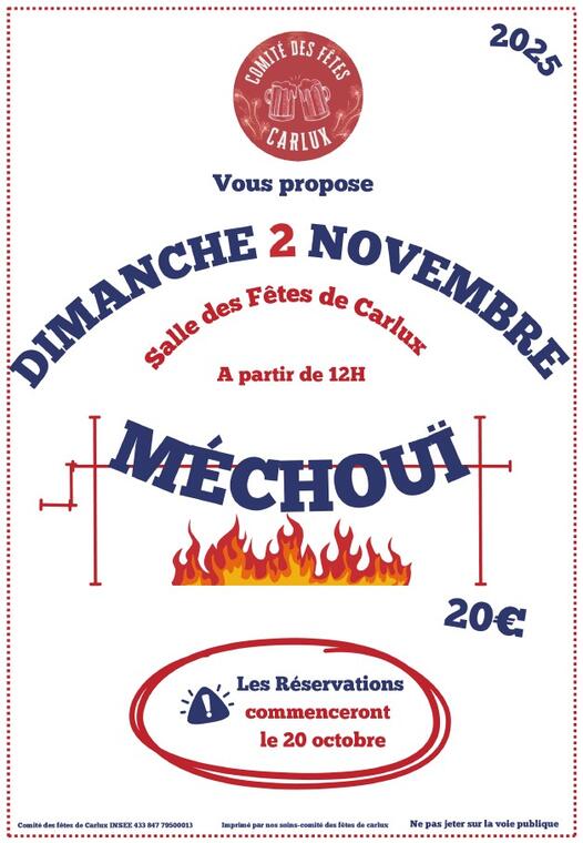Mechoui Carlux 2 novembre 2025