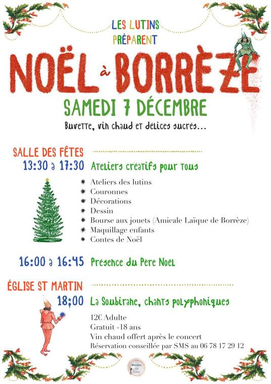 Noël à borrèze