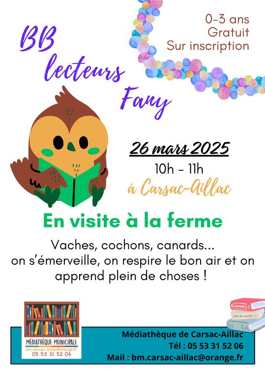 BBLecteurs Carsac - BB janvier 20252025