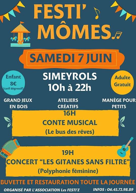 Festi mômes Simeyrols 7 Juin