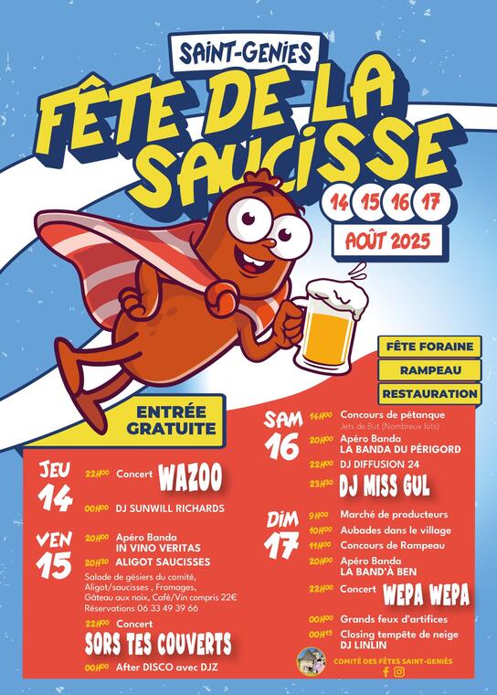 Fête de la saucisse 2025