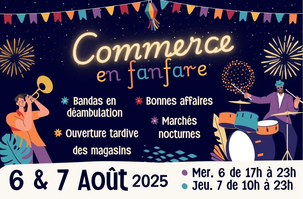 Commerce en fanfare