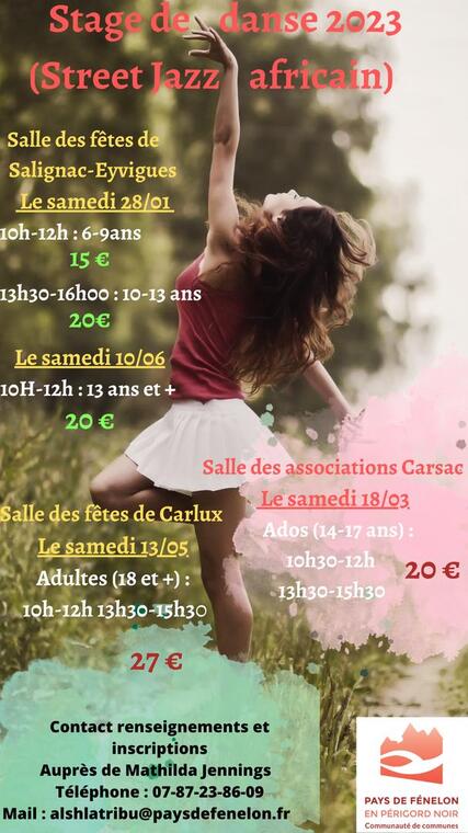 Stage de danse Street Jazz Africain