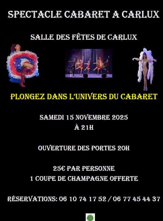 Spectacle cabaret carlux