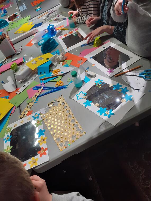 miroir décoré