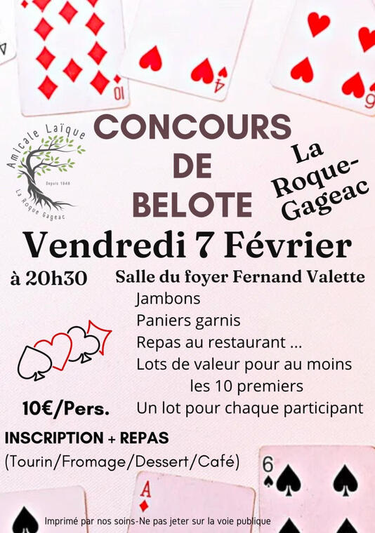 Concours de Belote