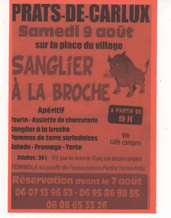 Soirée Sanglier à la Broche