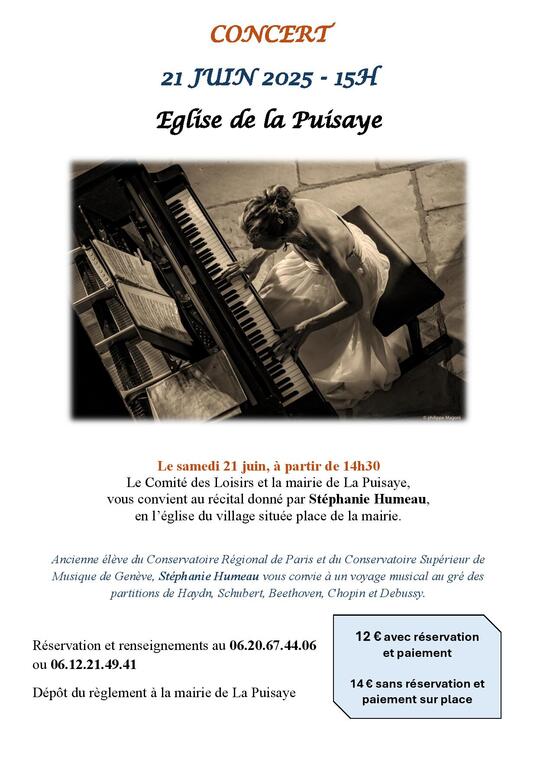 AFFICHE CONCERT 21 juin