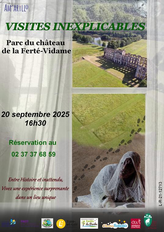 Affiche Visites inexplicables à la Ferté Vidame (1) (1)