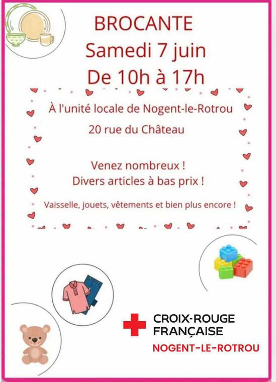Affiche braderie 7 juin_Croix-Rouge française NLR