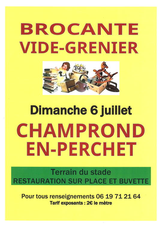 Brocante Champrond en Perchet